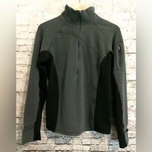 Women’s Columbia Charcoal and Black Half Zip Fleece